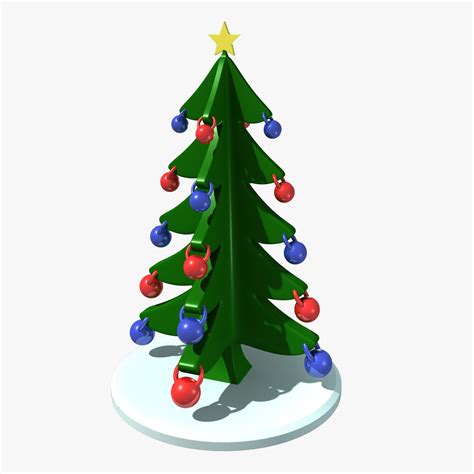 Navidad Rbol Gratis D Modelos Descargar Free D