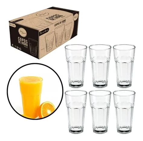 Kit De Copos Para Refresco Kit 6 Unidades 340ml Bar MercadoLivre