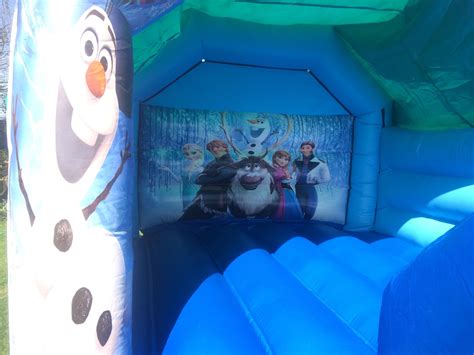 Frozen Slide Combi Bouncy Castle Hire In Leeds Bradford Halifax