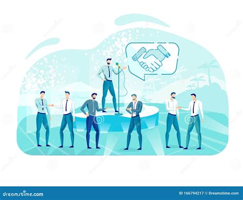 Communication Skills Training Course For Business Stock Vector