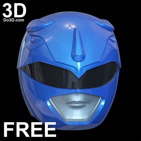 Free D Printable Model Blue Ranger Mighty Morphin Power Rangers Mmpr