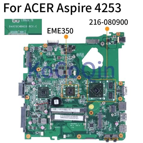 Zqe For Acer Aspire G Eme Notebook Mainboard Da Zqemb C