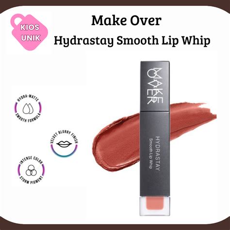 Jual Make Over Hydrastay Smooth Lip Whip G Lipcream Shopee Indonesia