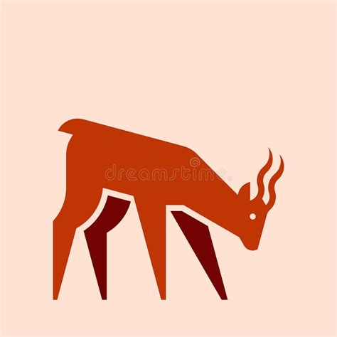 Kudu Logo Stock Vector Illustration Of Design Deer 259982876