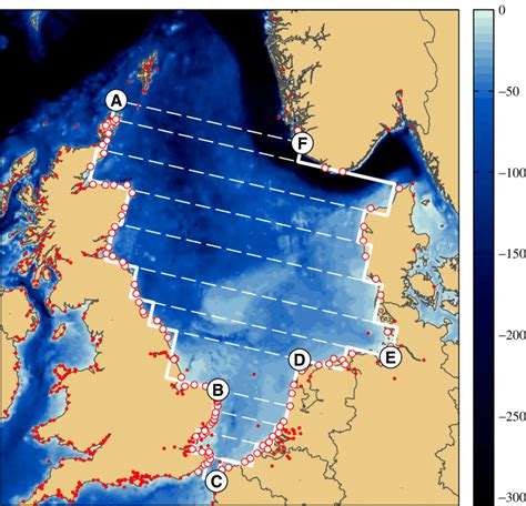 UK Sea Depth Map