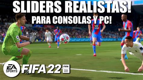 TE PRESENTO ESTOS NUEVOS SLIDERS REALISTAS EN FIFA 22 PARA PS4 PS5