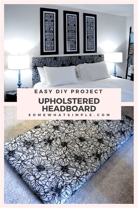 DIY Upholstered Headboard Anyone Can Make Somewhat Simple