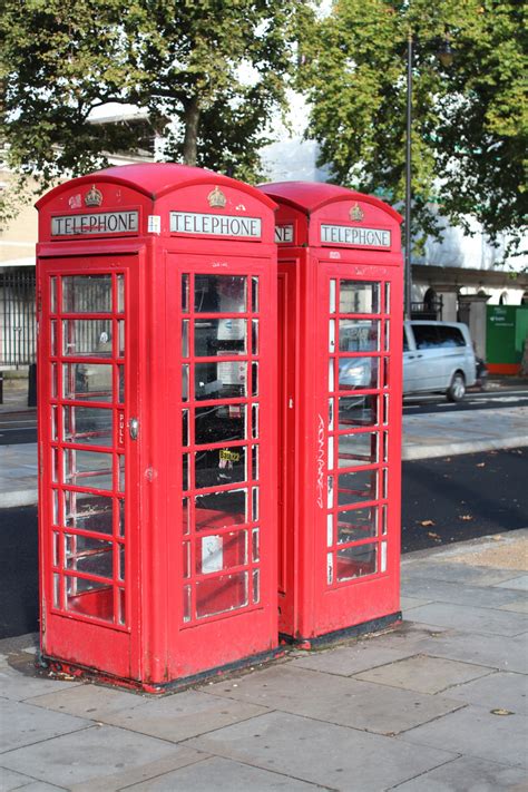 Fotos gratis ciudad rojo Inglaterra Londres teléfono público de