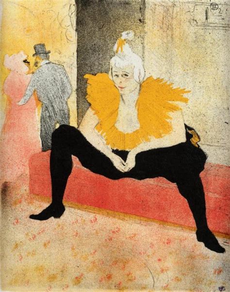 They Cha U Kao Chinese Clown Seated Henri De Toulouse Lautrec 1896