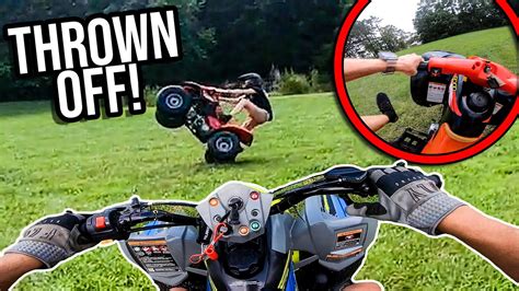 360 Spin Goes Wrong On Four Wheeler Youtube