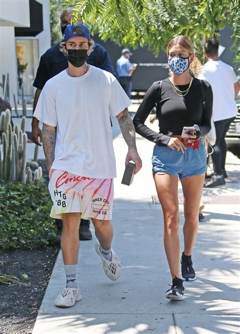 Justin Biebers Yeezy Foam Runners Are Date Ready With Hailey Baldwin