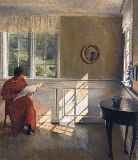 A Sunlit Interior By Peter Ilsted Artvee