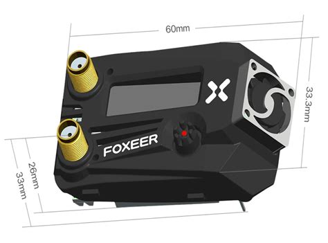 New Foxeer Wildfire Ghz Ch Dual Receiver Oled Ground Station