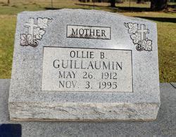 Ollie Bordelon Guillaumin 1912 1995 Mémorial Find a Grave