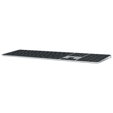 Apple Magic Keyboard Avec Touch Id Et Pav Num Rique Noir Int Mmmr Z A