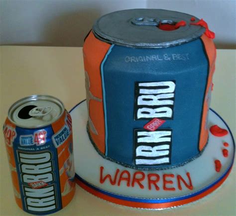 Irn Bru Fizzy Drink Cake