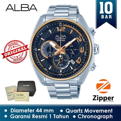 Jual Flash Sale Alba Jam Tangan Pria Au Analog Quartz Tali Rantai