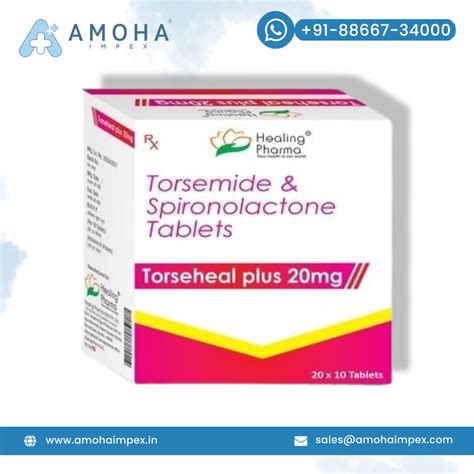 Torsemide Spironolactone Tablets Torseheal Plus Mg Tablets At Rs