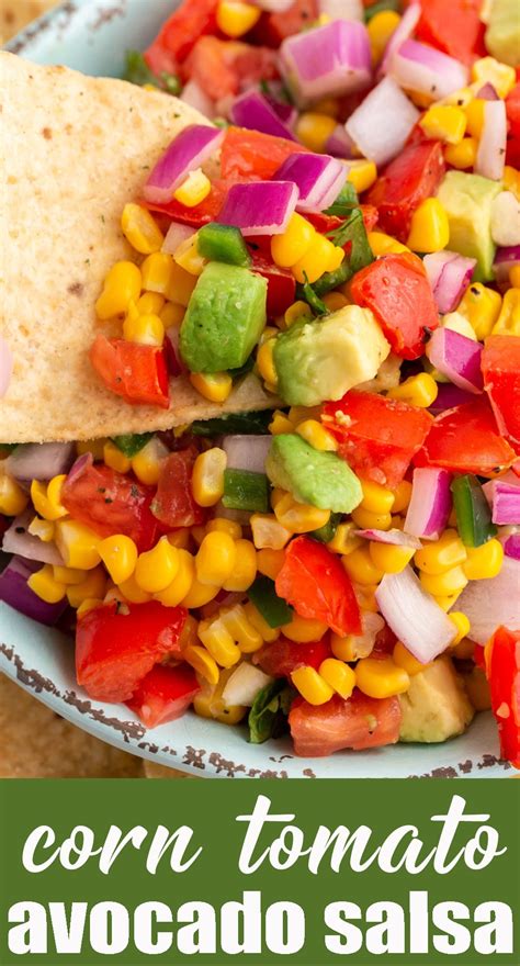 Corn Tomato And Avocado Salad Recipe Tastes Of Lizzy T