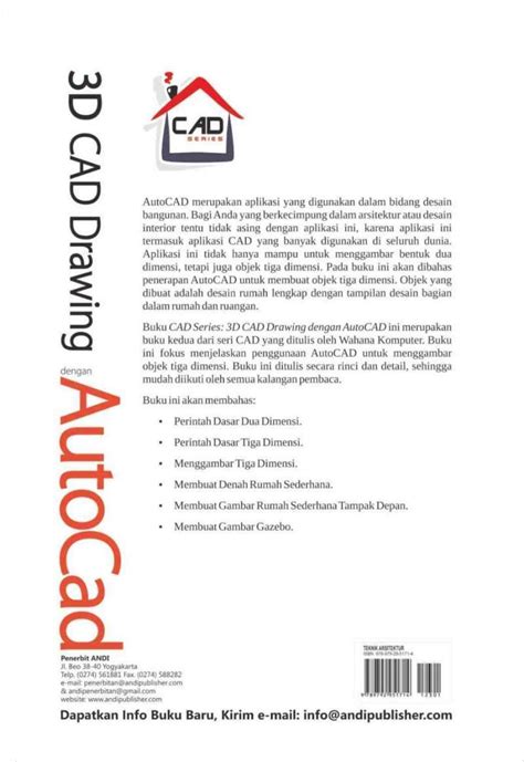 Jual Buku Cad Series D Cad Drawing Dengan Autocad Di Seller Buku Id