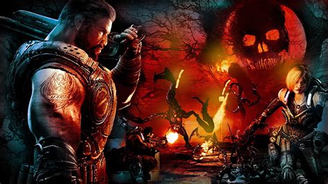 Hd Wallpaper Cog Dom Gears Of War 3 Video Games Gears Of War Hd Art Marcus Wallpaper Flare