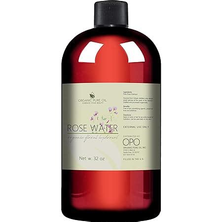 Amazon Eve Hansen Organic Rose Water Spray For Face Huge Oz