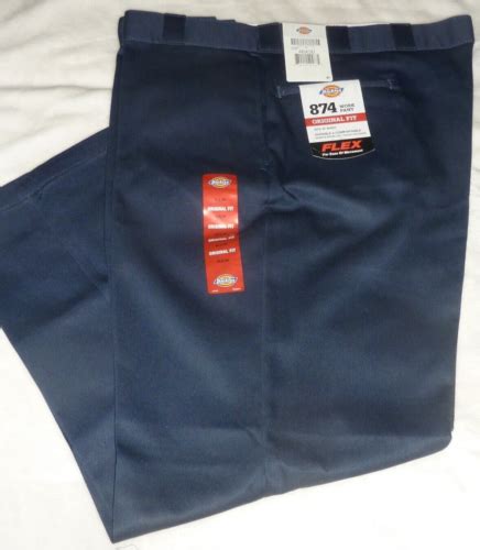 Dickies Men S 874 Classic Original Fit Uniform Work Pants Trousers 46x30 Nwt Ebay