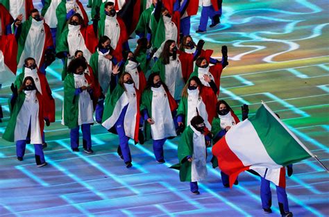 Olimpiadi Invernali Pechino 2022 La Cerimonia Di Apertura L Italia