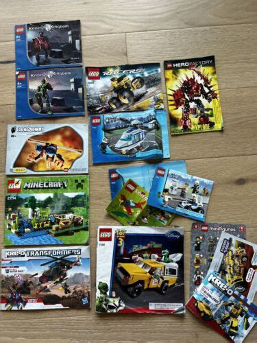 Lego Bundle Lot Of Manuals Instructions Booklets Directions Mixed Ebay