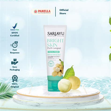 Jual Sariayu Facial Foam Putih Langsat Pamella Supermarket Shopee