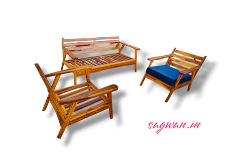 Premium Teak Wood Sofa Sets Luxury Sagwan Furniture Sagwan In