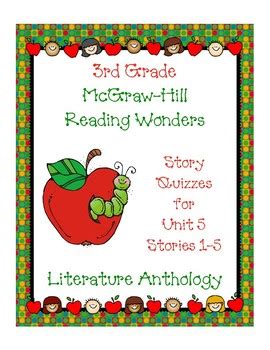 3rd Grade McGraw Hill Reading Wonders Unit 5 Vocabulary Story Quizzes