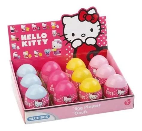 Caja Completa X12 Huevos Sorpresa Coleccionables Hello Kitty En Venta