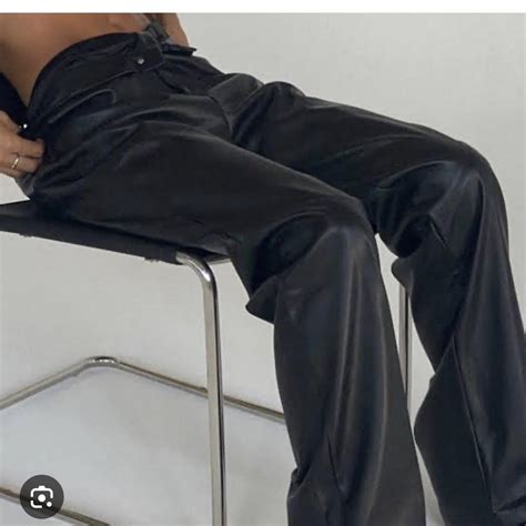 Naked Vice Marlo Pants Black Leather Pants Love Depop