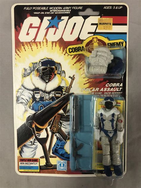 Sold Price 1985 Moc Gi Joe Cobra Snow Serpent Figure 34 Back August