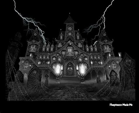 Animated Haunted House Wallpaper - WallpaperSafari