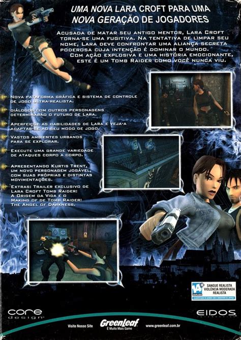 Lara Croft Tomb Raider The Angel Of Darkness Cover Or Packaging