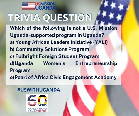 U S Mission Uganda On Twitter Day Uswithuganda Trivia Which Of