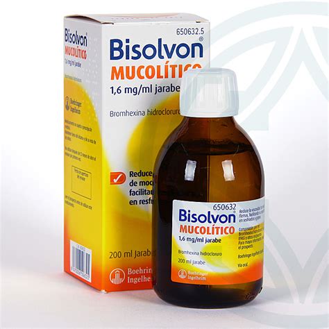 Bisolvon Mucolítico Jarabe 200 Ml Bromhexina Farmacia Jiménez