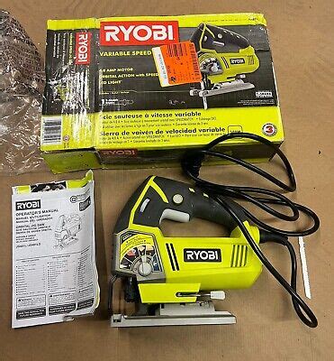 Used Box Ryobi Js Lg Corded Variable Speed Orbital Jig Saw Ebay