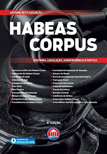 Livro Habeas Corpus Pdf para Baixar e Imprimir Resumo Ficha Técnica