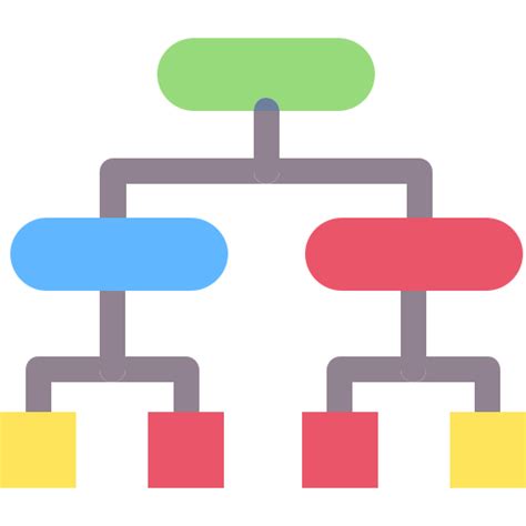 Organization Chart Generic Flat Icon