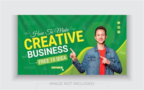 Premium Vector Corporate Business Youtube Thumbnail Vector Design