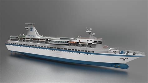 Cruise Ship Royal Caribbean Sun Viking 3d Model Cgtrader