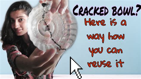 Broken Glass Bowl Easy Diy Recycling Broken Bowl Youtube