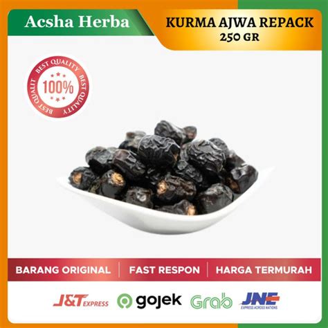 Jual Kurma Ajwa Curah Kurma Nabi Kemasan Repack Kg Gr Gr