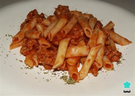 Macarrones Con Carne Y Tomate Fácil