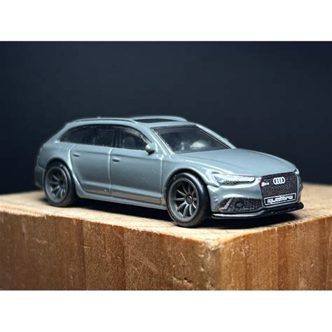 KentNgoShop Xe Mô Hình Hot Wheels Premium 17 Audi RS6 Avant tỉ lệ 1 64 đã qua sử dụng