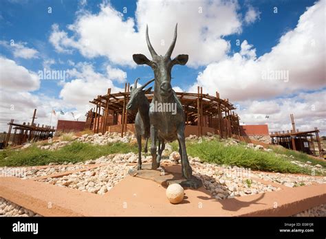 Gemsbok Statue Kgalagadi Transfrontier Park Northern Cape South