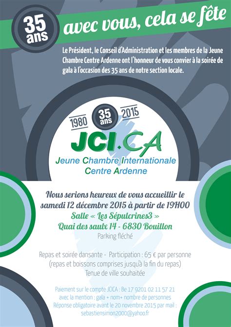 35 Ans De La Jeune Chambre Centre Ardenne 12 12 2015 E News JCI